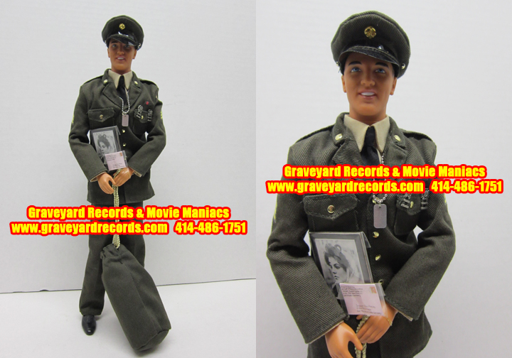 12" Elvis - The Army Years Doll - Hasbro Toys - OPENED